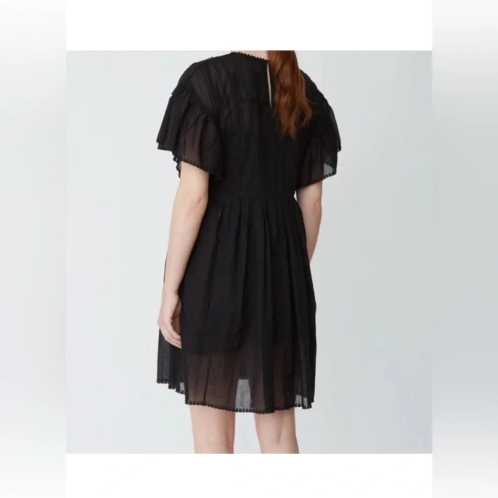 Isabel Marant Etoile Annaelle Embroidered Lace MiniDressRomantic Fairy Gruhge,12 - Picture 6 of 15